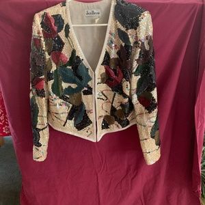 Sequin vanity jacket
